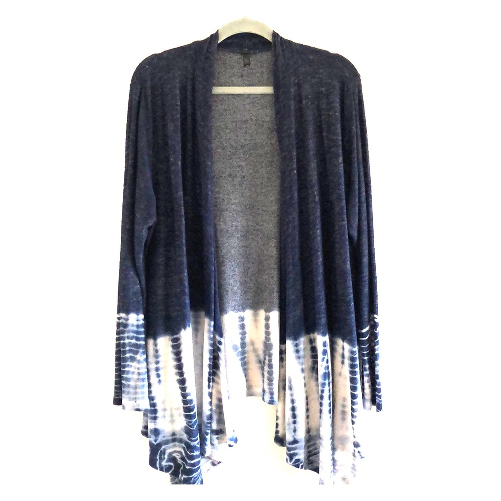 Blue tie dye cardigan!